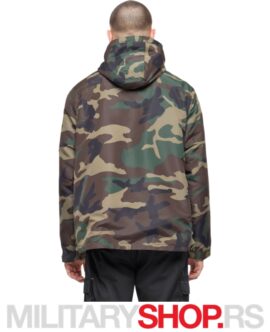 Brandit Windstoper Windbreaker Jakna Camo Woodland