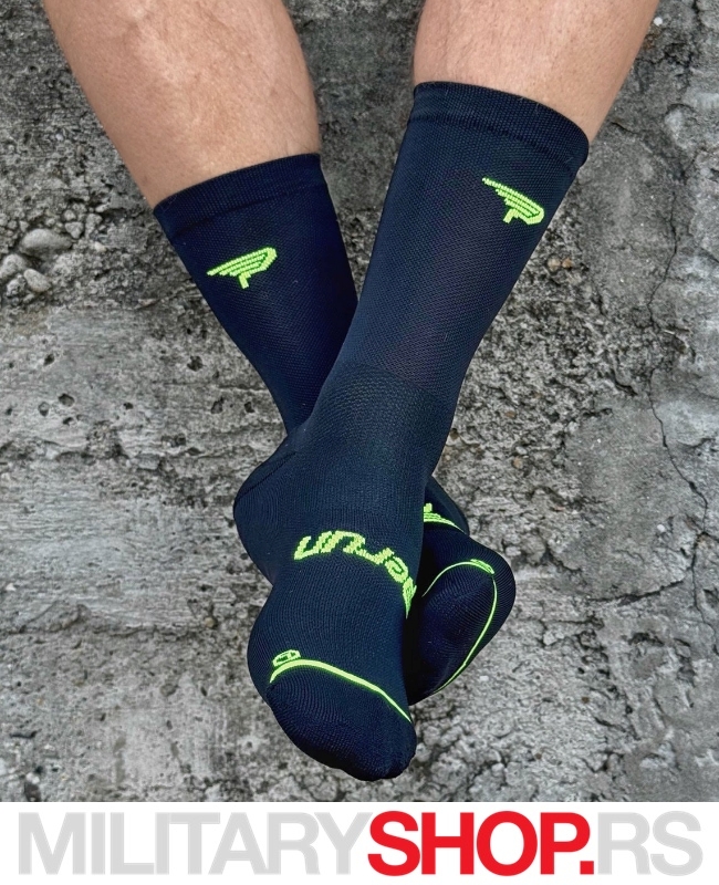 Sportske Čarape Za Trčanje Pure Black